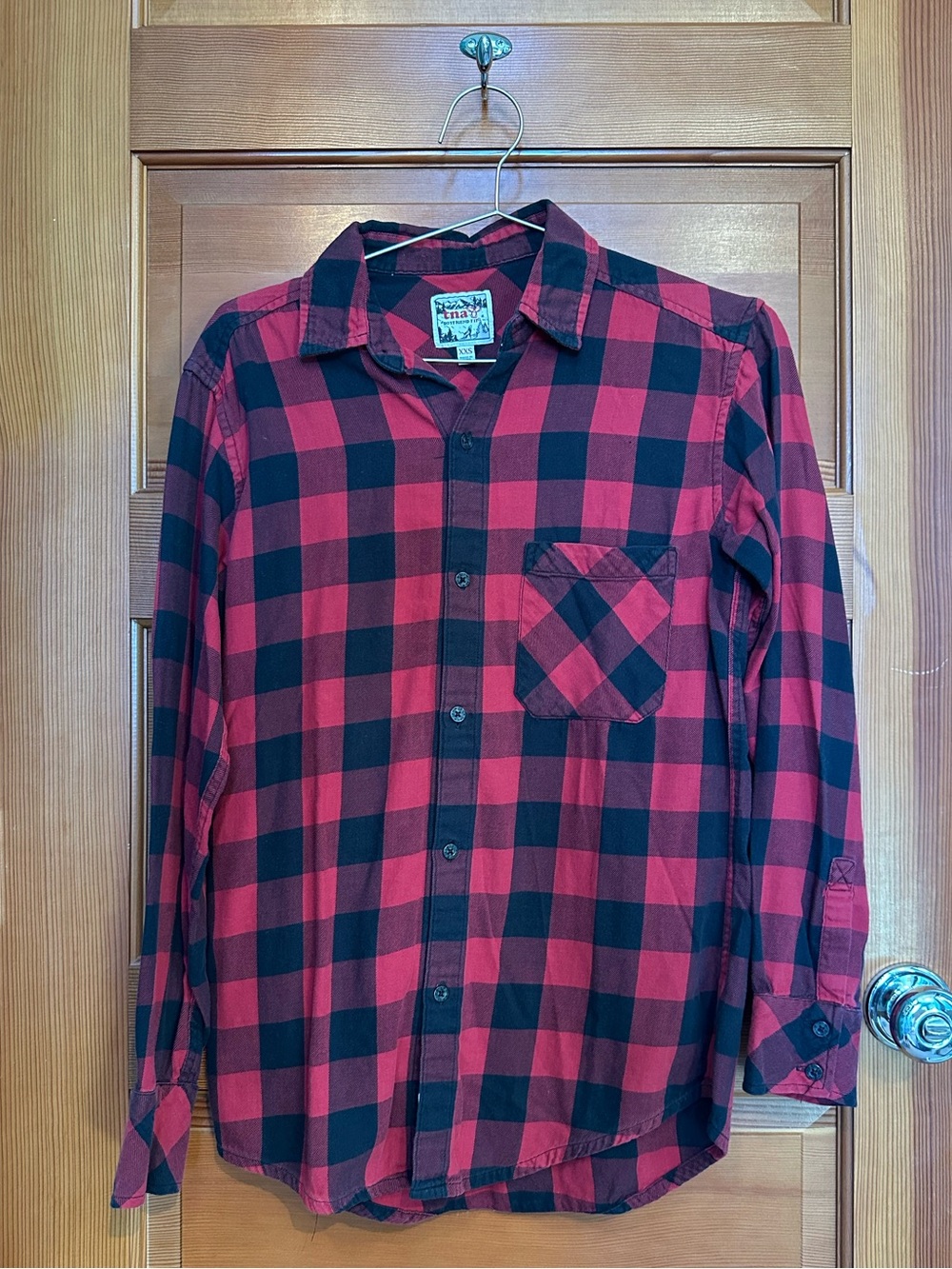 Red Aritzia Flannel